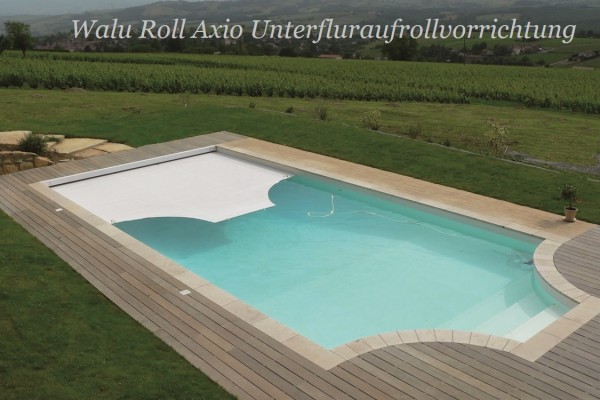 Axio Unterflur Aufrollsystem mit Rohrmotor für Walu Roll Rollladenlamellen