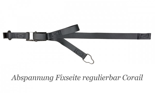 Abspannung Fixseite regulierbar Corail