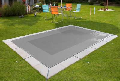 30 Poolzaun-Lochabdeckungen – Grau, Für 2,5 Cm Löcher, Terrassen-Bodenkappen