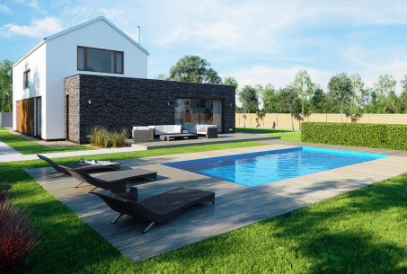 Skimmerpool Komplettset mit/ohne Poolabdeckung Skimmerpool Komplettset mit/ohne Poolabdeckung