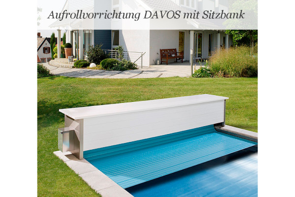 Sitzbank DAVOS Überflur Aufrollvorrichtung