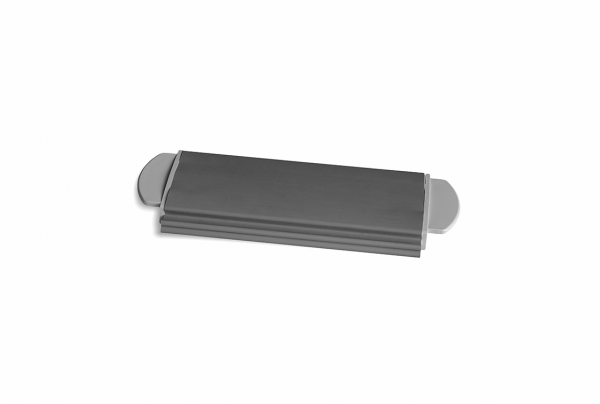 dunkelgraue Walu Roll PVC Rolladen Lamellen
